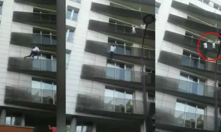 Demi 3 Anak, Ibu Ini Nekat Panjat Lantai 6 Apartemen!