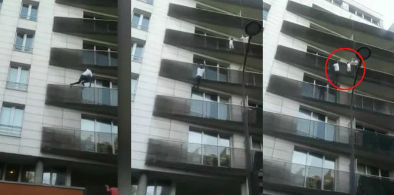 Demi 3 Anak, Ibu Ini Nekat Panjat Lantai 6 Apartemen!
